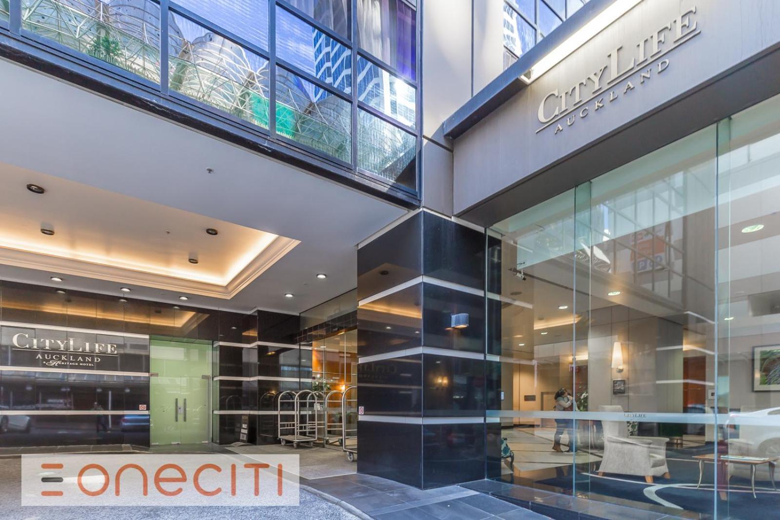 Highrise Studio Apartment W/ Ac, Pool & Gym In Auckland Cbd Bagian luar foto