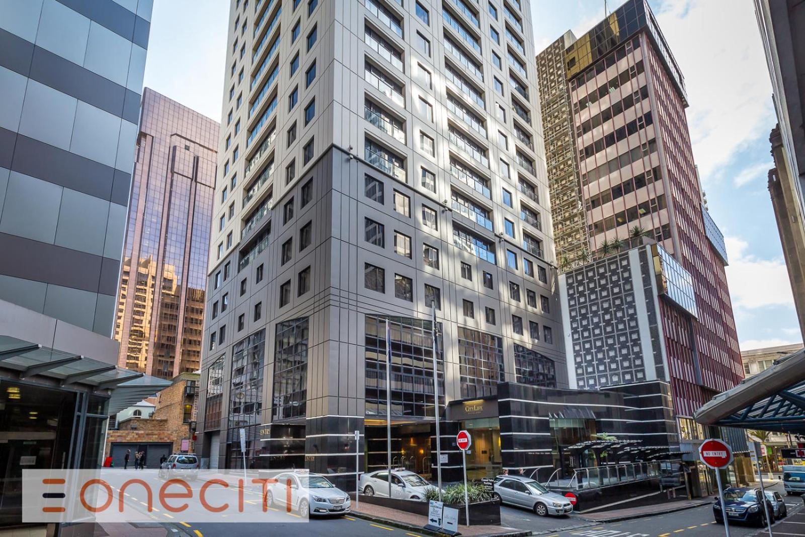 Highrise Studio Apartment W/ Ac, Pool & Gym In Auckland Cbd Bagian luar foto