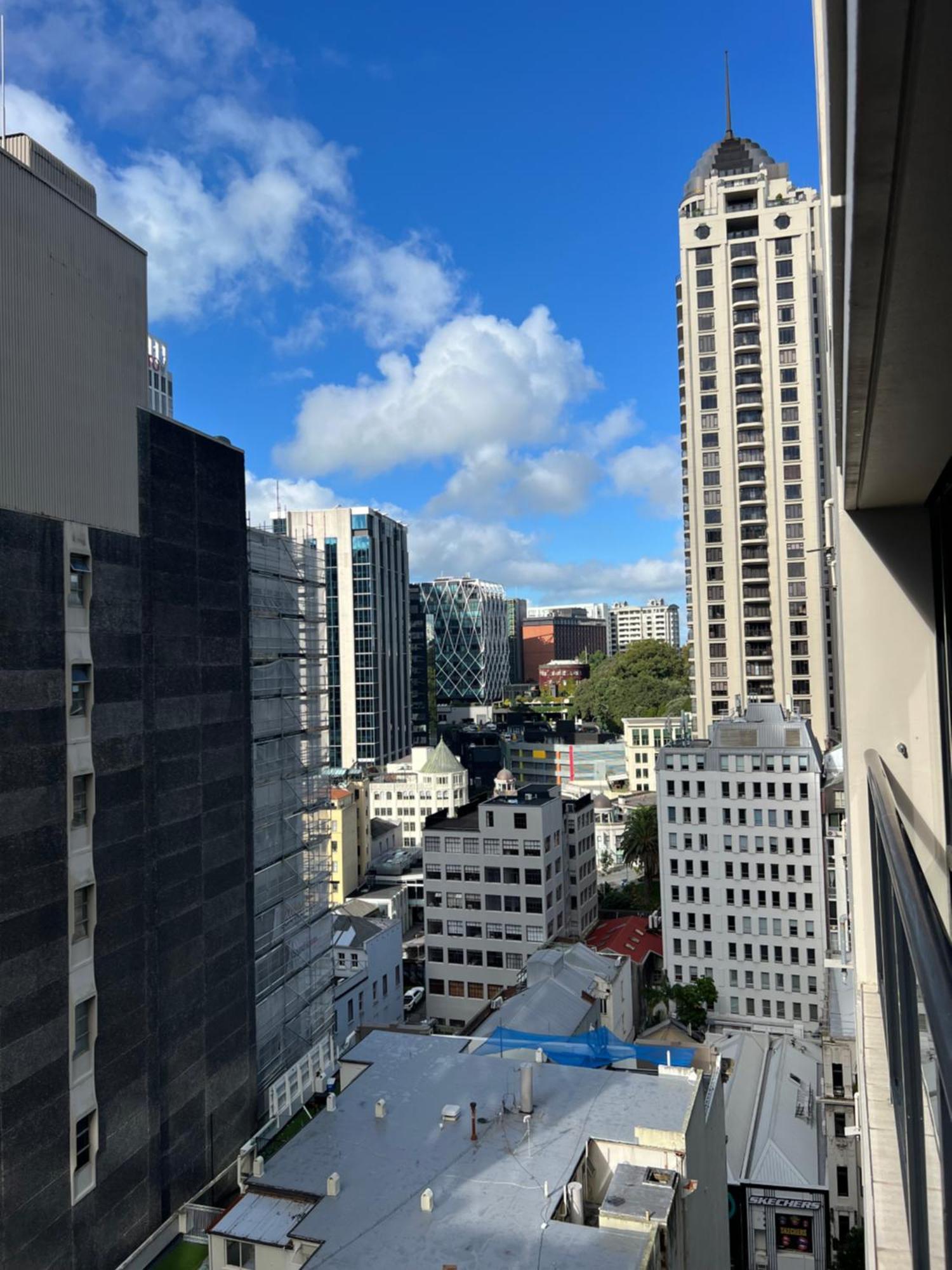 Highrise Studio Apartment W/ Ac, Pool & Gym In Auckland Cbd Bagian luar foto