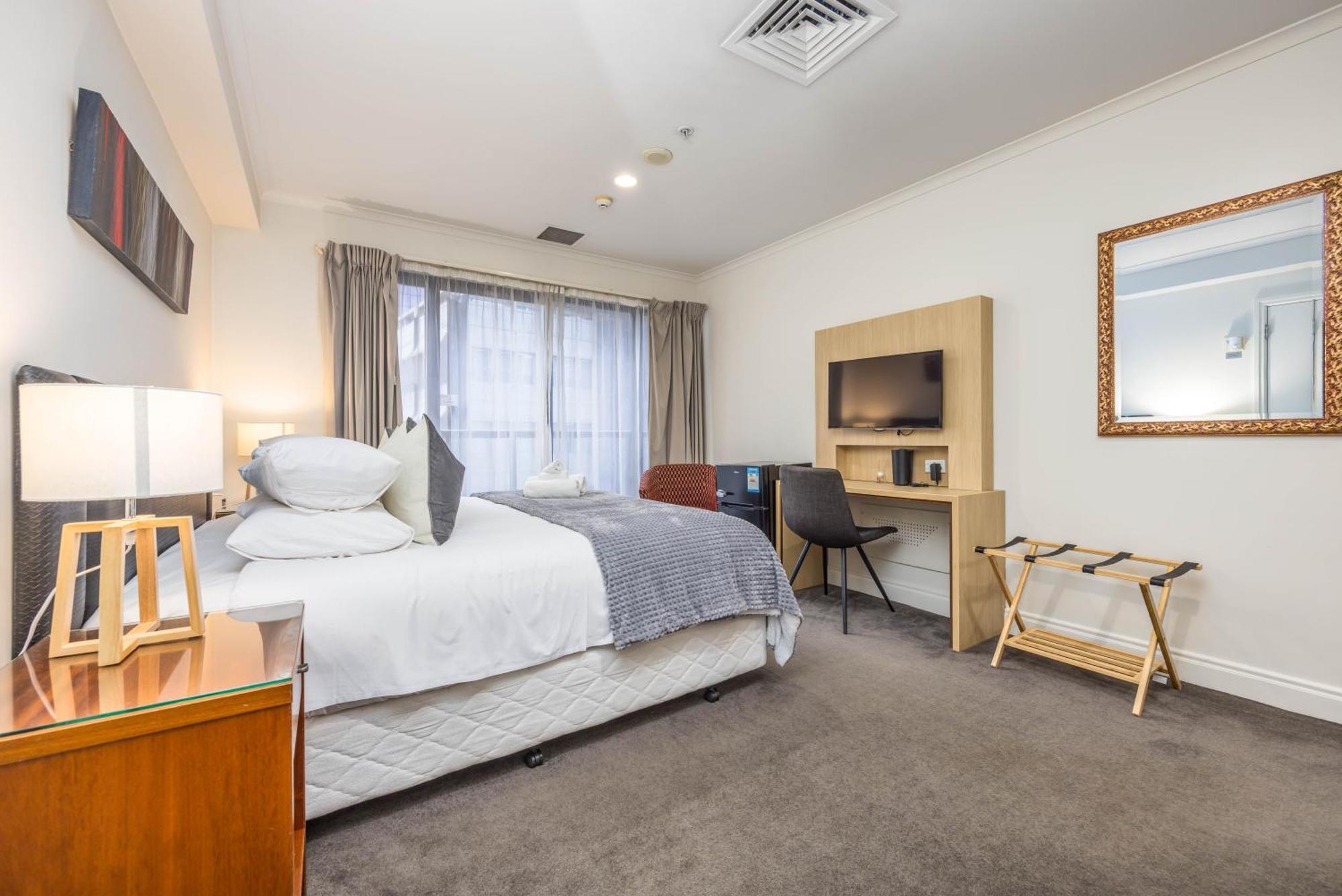 Highrise Studio Apartment W/ Ac, Pool & Gym In Auckland Cbd Bagian luar foto